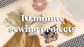 Sewing Projects To Make In Under 10 Minutes [upl. by Novia]