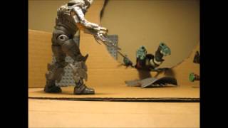 TMNT VS SHREDDER STOP MOTION [upl. by Kerek]