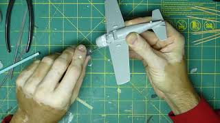 Hobby Boss 172 Scale F4F Easy Assembly Kit Build Part 1 [upl. by Vidovik]