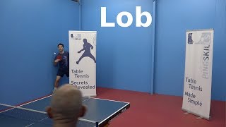 Lob  Table Tennis  PingSkills [upl. by Idnarb]