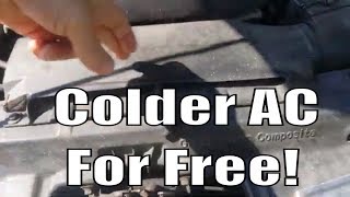 How To Make Your Cars AC Colder For Free quot3 Easy Waysquot [upl. by Hugo]