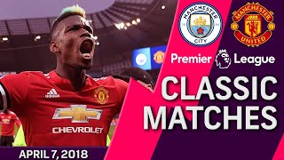 Man City v Man United I PREMIER LEAGUE CLASSIC MATCH I 4718 I NBC Sports [upl. by Naryb]