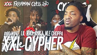 NLE Choppa Rod Wave Lil Tjay and Chikas 2020 XXL Freshman Cypher REACTION [upl. by Sidnarb488]