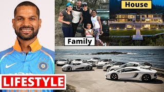 Shikhar Dhawan Lifestyle 2020 House Cars Family Biography Net Worth Records Career amp Income [upl. by Ada]