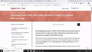 Downloading ebooks from Kobo to Kindle [upl. by Spiers]