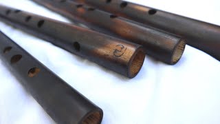 Transverse bamboo flutes  beautiful tones [upl. by Roderic]