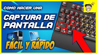 ✅ Como tomar una CAPTURA de PANTALLA en cualquier PC o LAPTOP 【2022】 [upl. by Josefa]