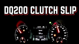 DSG 7 Speed Clutch Slip DQ200 VW Golf MK6 [upl. by Rasure247]