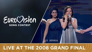 Jelena Tomašević feat Bora Dugic  Oro Serbia Live 2008 Eurovision Song Contest [upl. by Bergman]