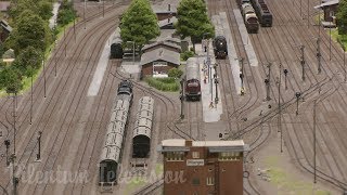 One of Germanys finest and most famous and superb model railway with steam trains in HO scale [upl. by Tlevesor]