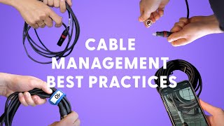 How to label cables cable management best practices for AV industry [upl. by Marjory]