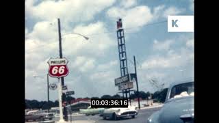 1950s 1960s Little Rock Arkansas Americana Road Trip Travelogue 8mm [upl. by Maddock]