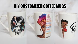 How to make Customized Mugs  DIY MUGS easy [upl. by Adnilemre]