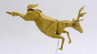 How to make an Origami Deer [upl. by Etnaud514]