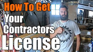 How To Get Your Contractors License  Fast And Easy THE HANDYMAN BUSINESS [upl. by Bayly449]