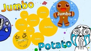 JUMBO vs JUMBO  Solo Agario Gameplay  Agario [upl. by Noirrad]