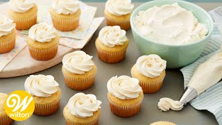 How to Make Italian Meringue Buttercream Frosting  Wilton [upl. by Bonita35]