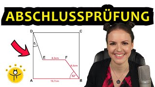 ABSCHLUSSPRÜFUNG Realschule Mathe – 10 Klasse Sinus Cosinus Tangens rechtwinkliges Dreieck [upl. by Lussier]