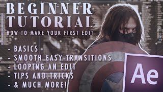 how to make your first edit  after effects beginner tutorial [upl. by Viscardi82]