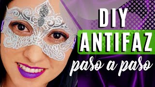 Cómo hacer un antifaz fácil  DIY Blings Maquillaje Artístico [upl. by Nilson]