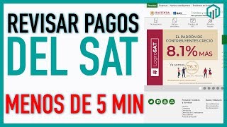 Revisar pagos del SAT de declaraciones rápido y fácil  Contador Contado [upl. by Asus]