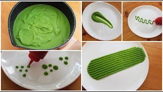 How to make a pea purée  Restaurant style recipe  如何制作豌豆泥 [upl. by Esiouqrut]