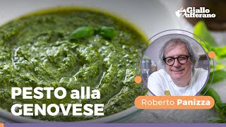 PESTO ALLA GENOVESE  La ricetta imperdibile dello CHEF Roberto Panizza [upl. by Magdalen]