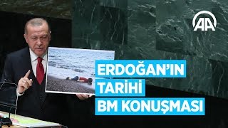 Cumhurbaşkanı Erdoğanın BMdeki tarihi konuşması [upl. by Eyahc]