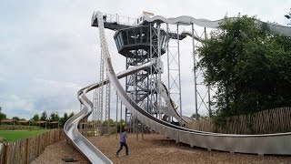 Irrland  Kevelaer  Rutschenturm am Airport  OnrideOnslide Irrland  Big Slide Tower [upl. by Imekawulo]