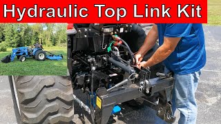 Tractor Hydraulic Top Link Install on Tractor [upl. by Annaehr]