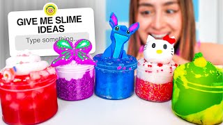 I Made ALL Your Slime Ideas [upl. by Anirt]