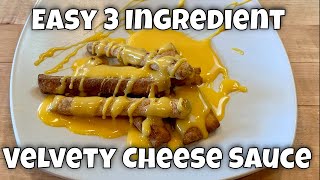 Three Ingredient Cheese Sauce  So Easy So Keto So Customizable [upl. by Krueger779]