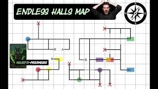 Endless Halls Map amp How to Map [upl. by Bussy]