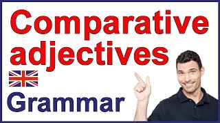 Comparative adjectives  English grammar lesson [upl. by Illek]