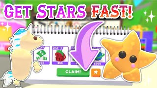 How To Get LOTS OF STARS In Adopt Me FAST 🌟 Adopt Me Tips [upl. by Joo]