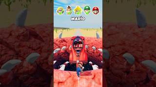 Mario Car Jump Challenge with Donkey Kong  Wario  Luigi  Princess Peach  Mario [upl. by Hairas248]