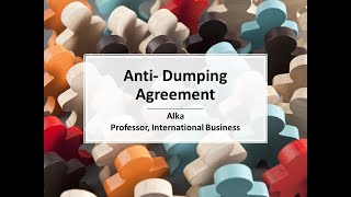 WTO Anti dumping agreement [upl. by Cantu]