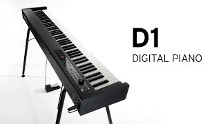 KORG D1  The stylish digital piano in slim compact design [upl. by Lana753]