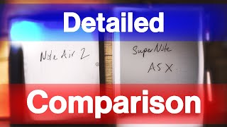 Boox Note Air 2 vs Supernote A5X  indepth comparison [upl. by Bollen]