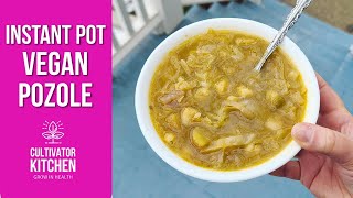 Vegan Pozole 🌶🥣 Easy Instant Pot Recipe [upl. by Norvan]