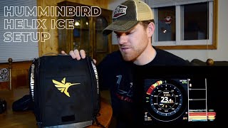 Humminbird Helix Ice Fishing Setup Settings and Tips [upl. by Scarlet75]