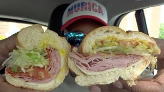 Jersey Mikes Italian Sub vs Wawa Italian Hoagie [upl. by Ziana394]