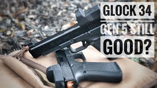 Glock 34 gen 5– 5000 round complete review – Is the original striker long slide making a comeback [upl. by Haff891]