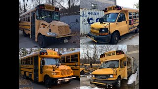 NJ Corbeil IC BE and IC AE School Buses [upl. by Eannyl333]