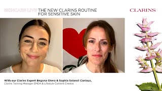 The New Clarins routine for sensitive skin I Clarins [upl. by Jorey491]