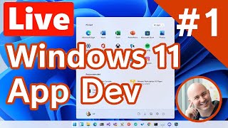 Windows 11 App Dev  C  WinUI  UWP  Live coding  1 [upl. by Asilehs]