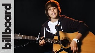 Justin Bieber One Time Full Acoustic Performance  Billboard Live Studio Session [upl. by Koffler343]