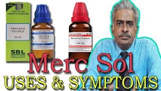 Merc Sol  Symptoms and Uses in Homeopathy by Dr PS Tiwari [upl. by Kraska]