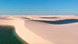 Lençóis Maranhenses National Park Brazil  4K Drone video [upl. by Eita]