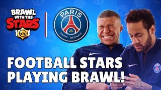 Paris SaintGermain Stars play Brawl Stars [upl. by Bonnibelle]